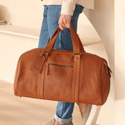 Rivaro Full-Grain Leather Weekender Bag Naisille – alternate product view 2