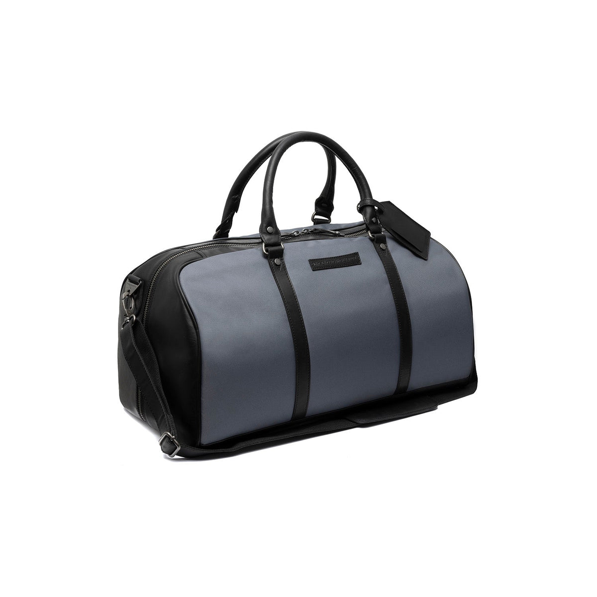 Tornio Full-Grain Leather Weekender Bag Naisille in Classic 100% Full-Grain Leather - Full Exterior Front Profile View | Buy Online