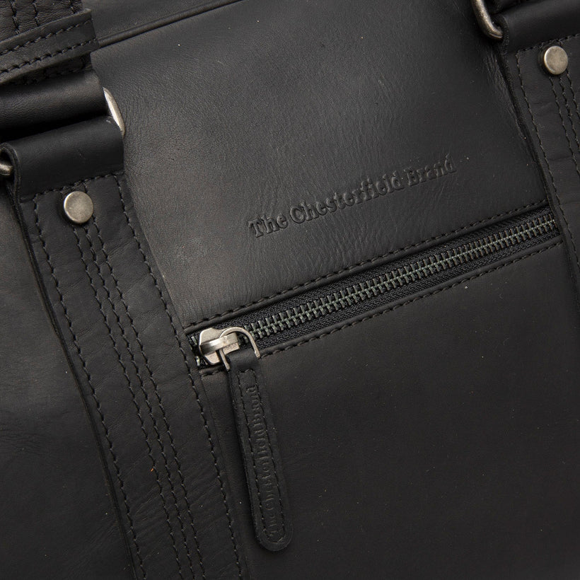 Volenza Full-Grain Leather Weekender Bag Naisille
