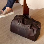Volenza Full-Grain Leather Weekender Bag Naisille – alternate product view 3
