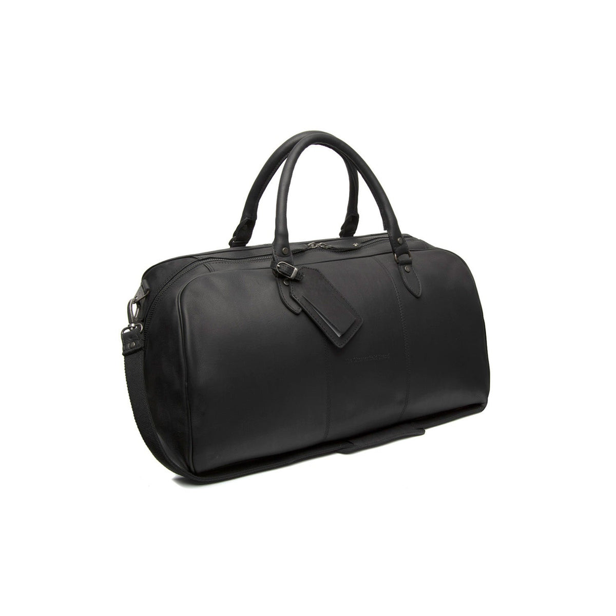 William Full-Grain Leather Weekender Bag Naisille in Classic 100% Full-Grain Leather - Full Exterior Front Profile View | Buy Online