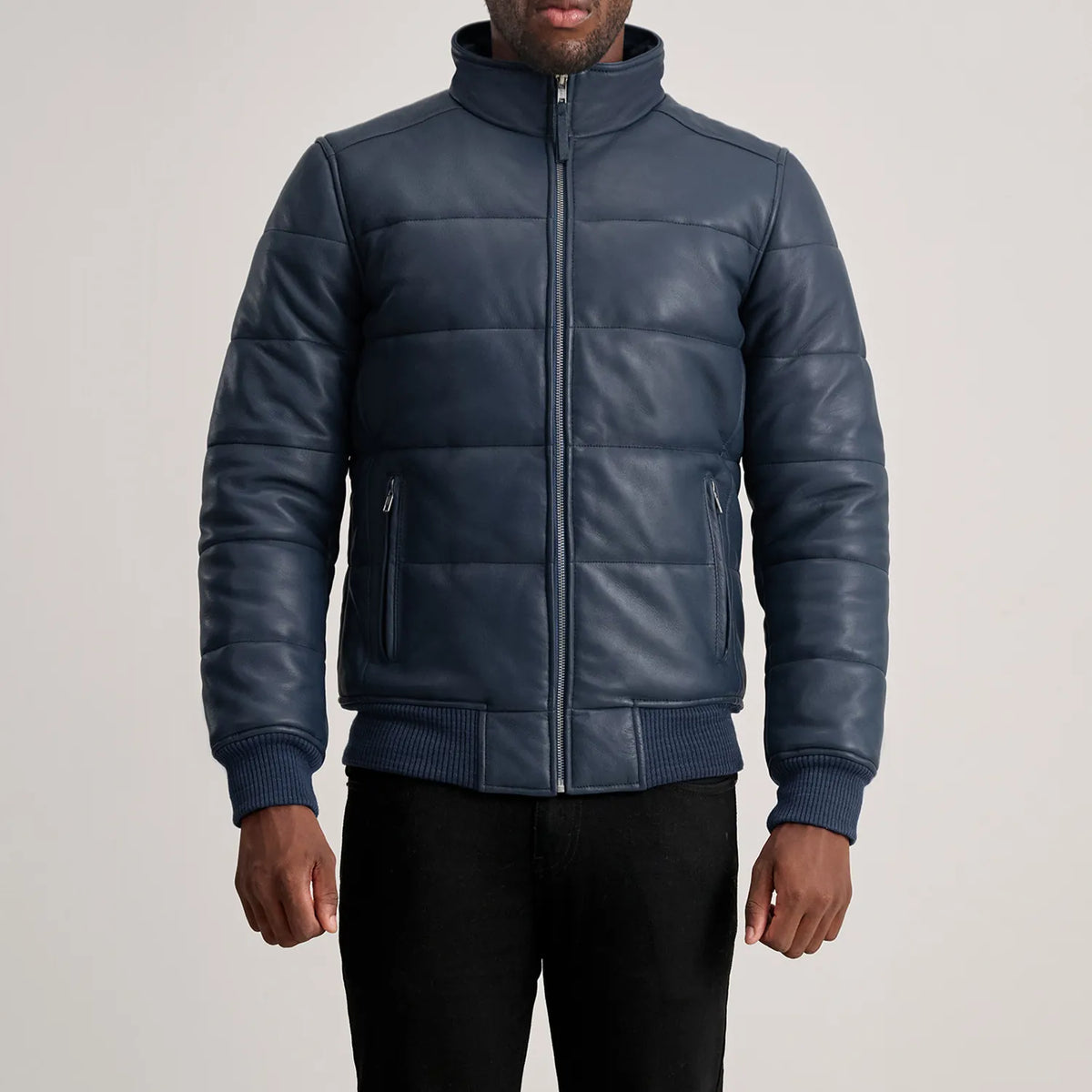Lucas Nahkainen Pommitakki Miehille – alternate product view 4