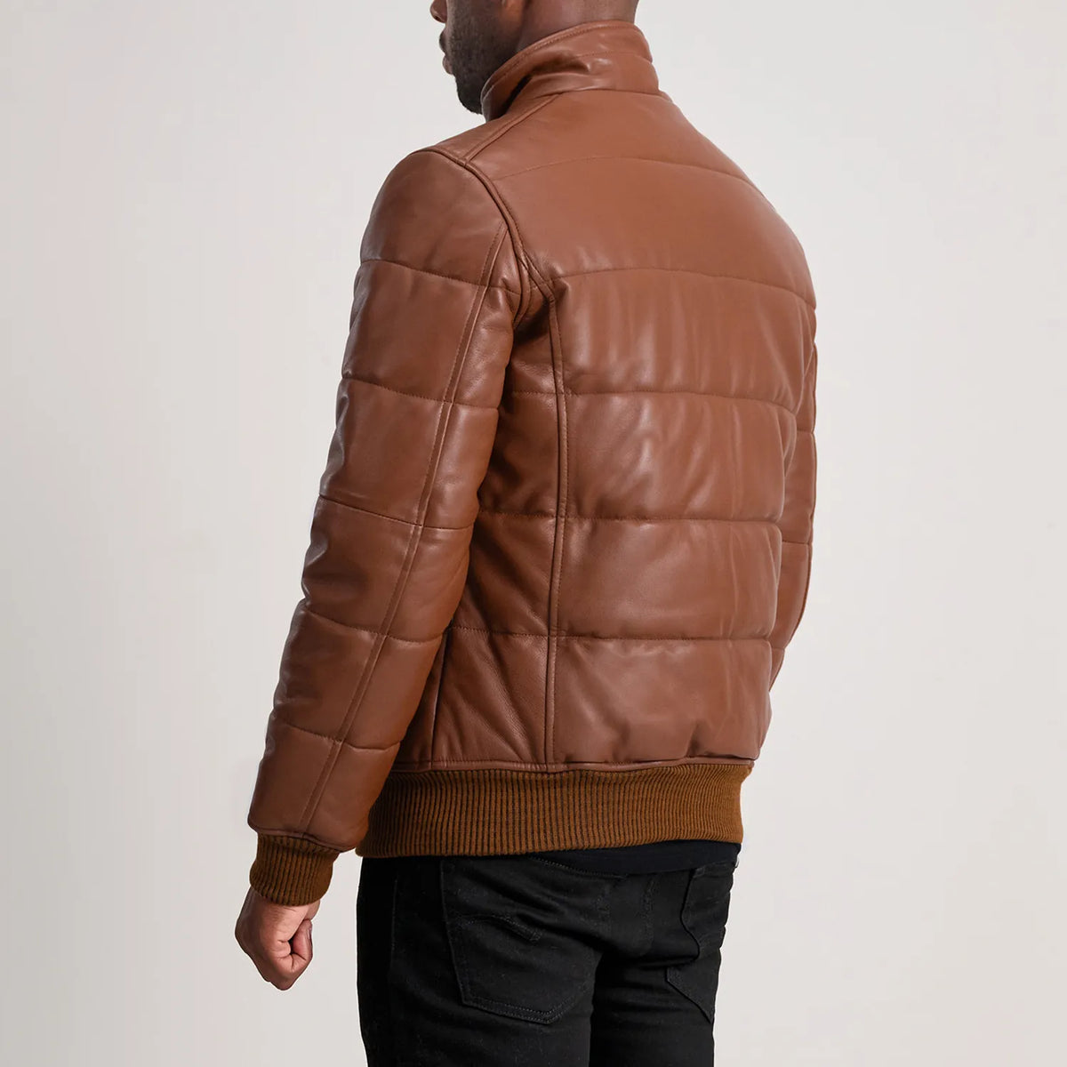 Lucas Nahkainen Pommitakki Miehille – alternate product view 5