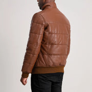 Lucas Nahkainen Pommitakki Miehille – alternate product view 5