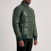 Lucas Nahkainen Pommitakki Miehille – alternate product view 2