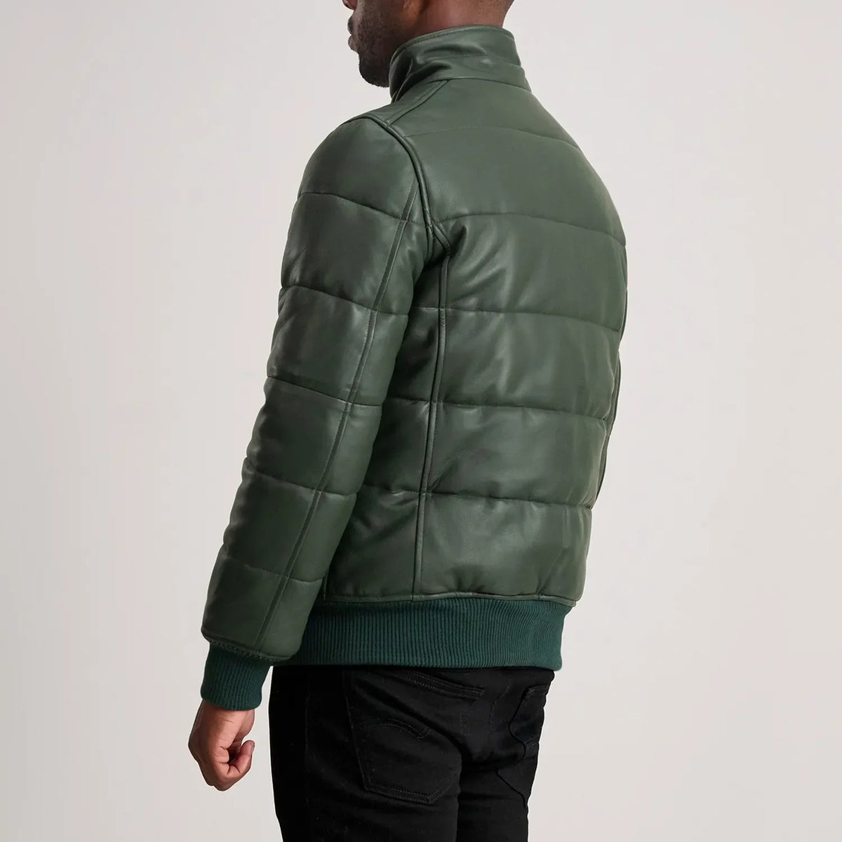Lucas Nahkainen Pommitakki Miehille – alternate product view 5