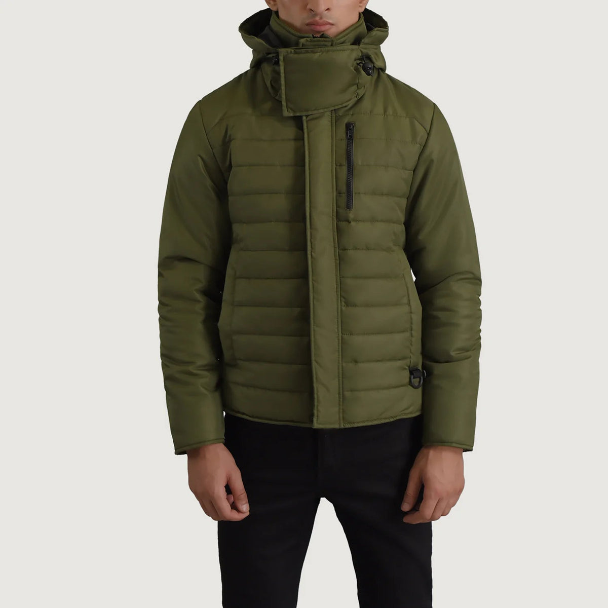 
Sisäpuolen näkymä Showing Quilted Viscose Lining & Kaksi käytännöllistä sisätaskua