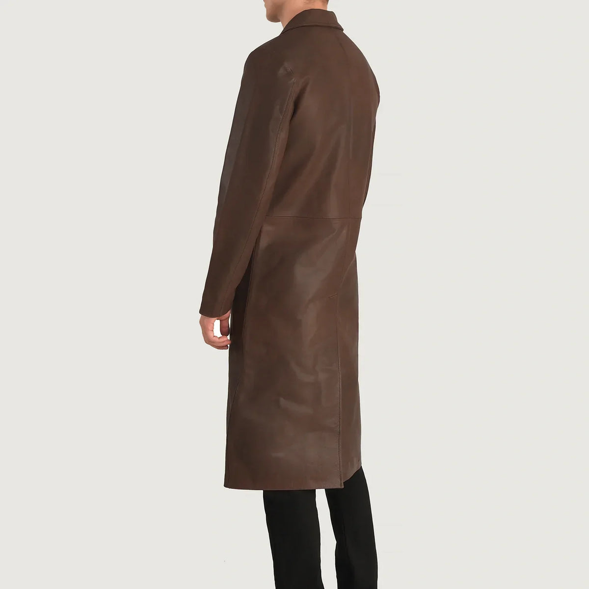 
Mateo Nahkatakki pitkä Miehille – alternate product view 5