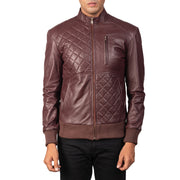 Moda Nahkainen Pommitakki Miehille – alternate product view 3