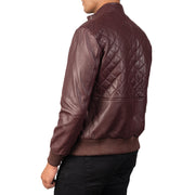 Moda Nahkainen Pommitakki Miehille – alternate product view 6