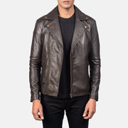 Noah Nahkainen Biker-takki Miehille – alternate product view 1