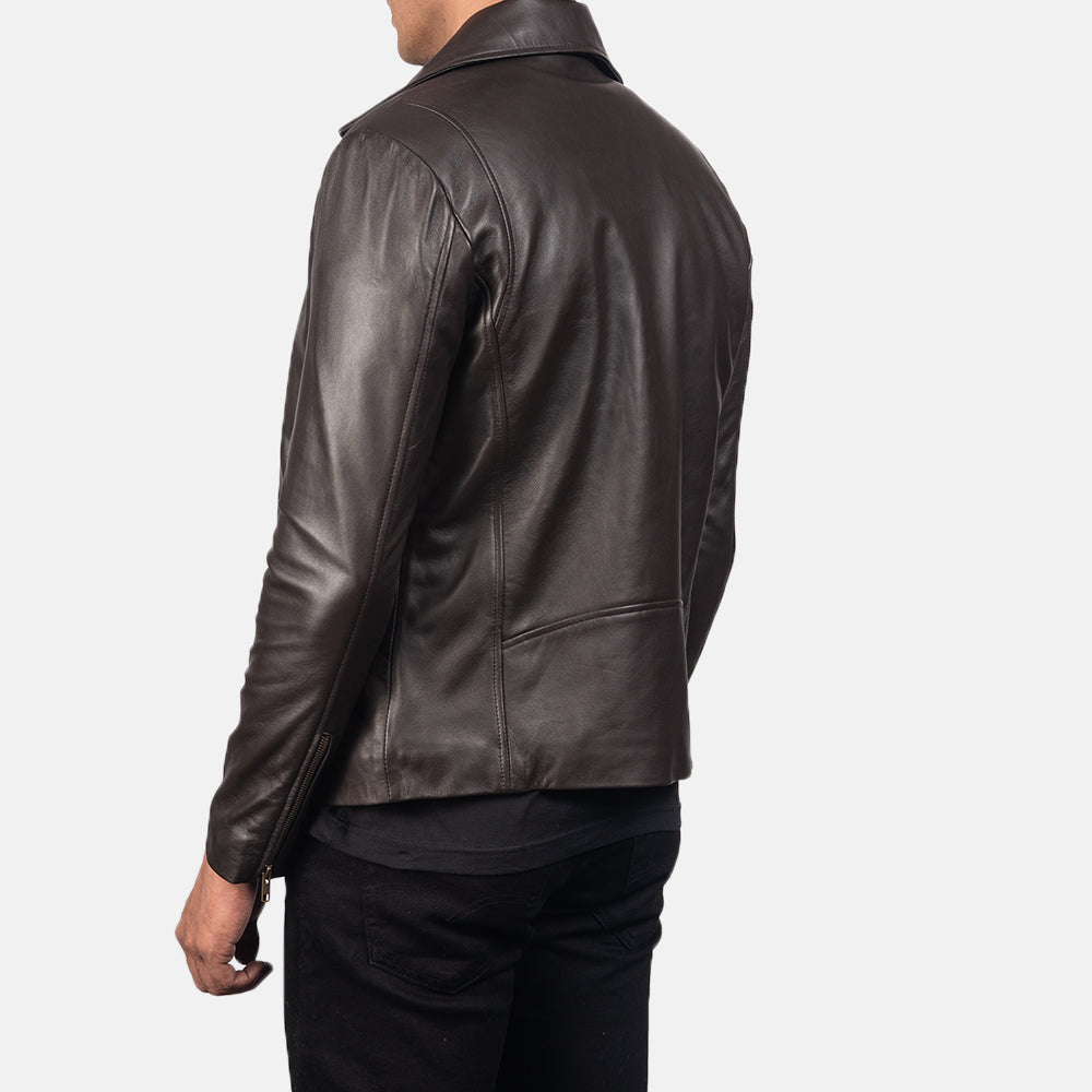 Noah Nahkainen Biker-takki Miehille – alternate product view 5