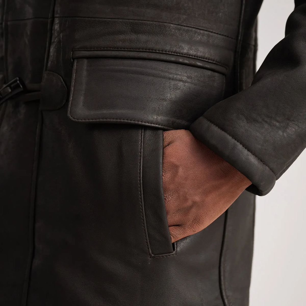 Nolan Nahkatakki Pitkä Miehille – alternate product view 6