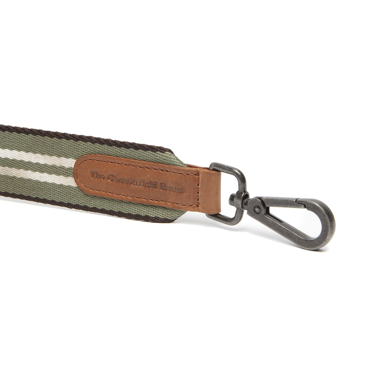 Green Shoulder Strap Naisille - Lateral Side Profile View Showing Sleeve Cut &amp; Athletic Taper Fit