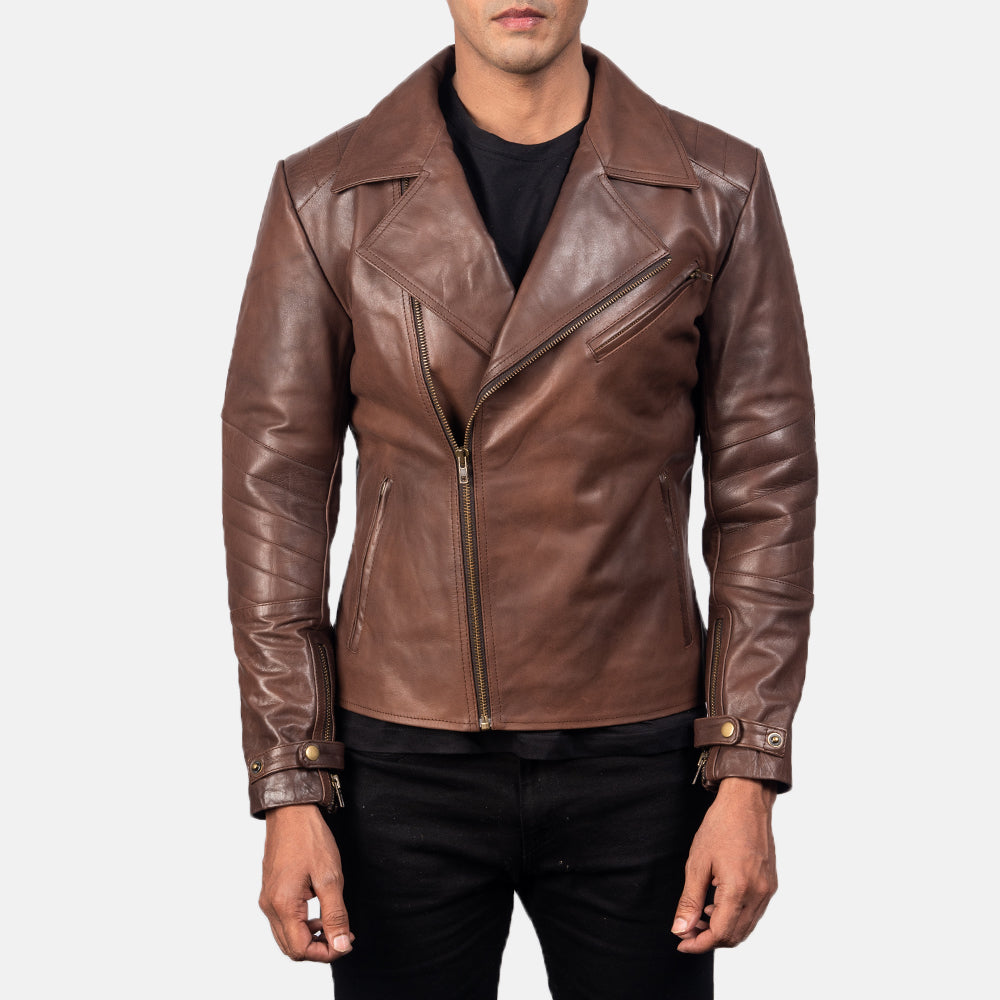 Raiden Nahkainen Biker-takki Miehille – alternate product view 3