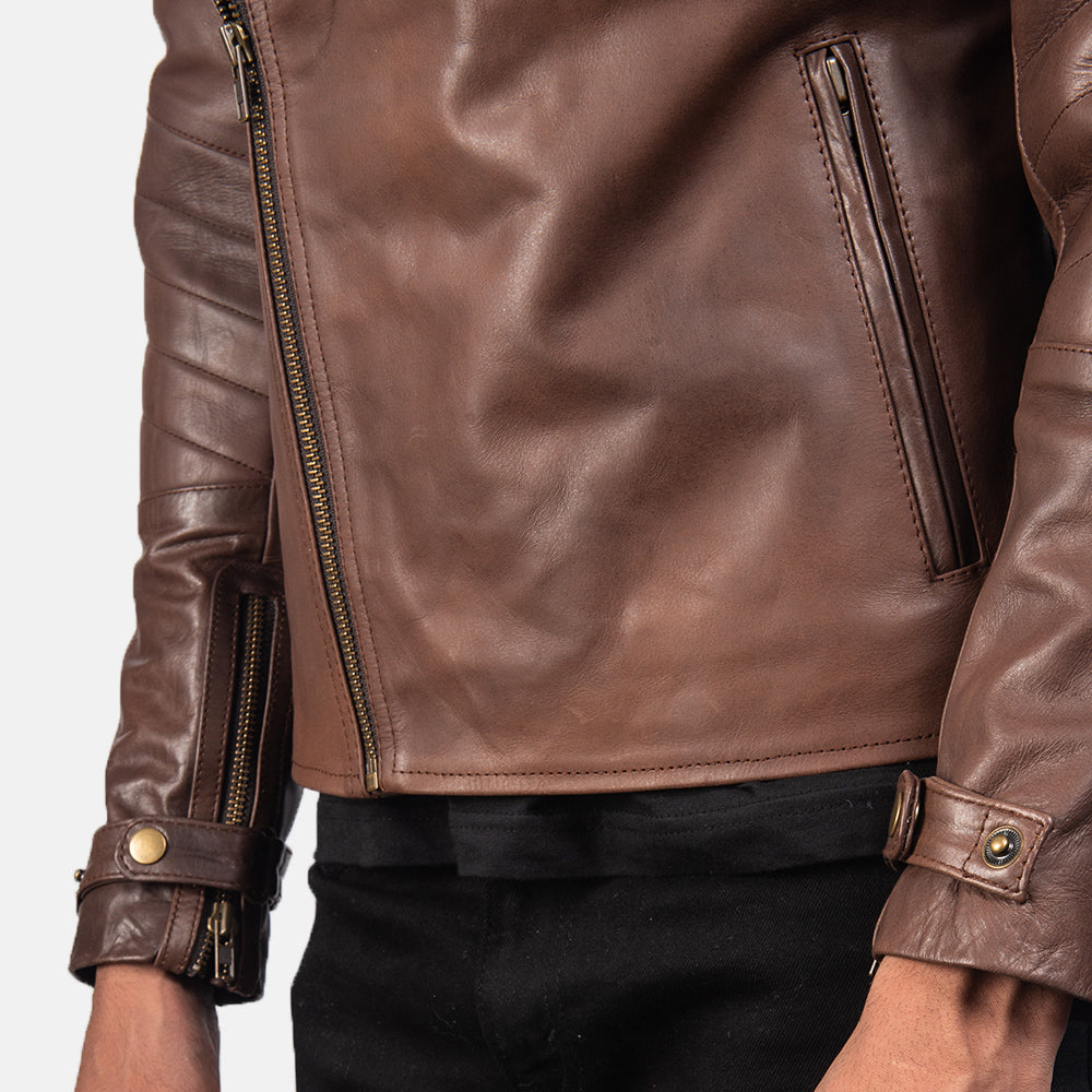 Raiden Nahkainen Biker-takki Miehille – alternate product view 6