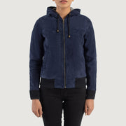 
Rebella Hooded Nahkainen Pommitakki Naisille – alternate product view 4