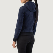 
Rebella Hooded Nahkainen Pommitakki Naisille – alternate product view 5
