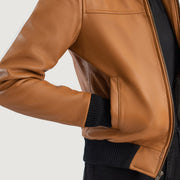 
Rebella Hooded Nahkainen Pommitakki Naisille – alternate product view 6