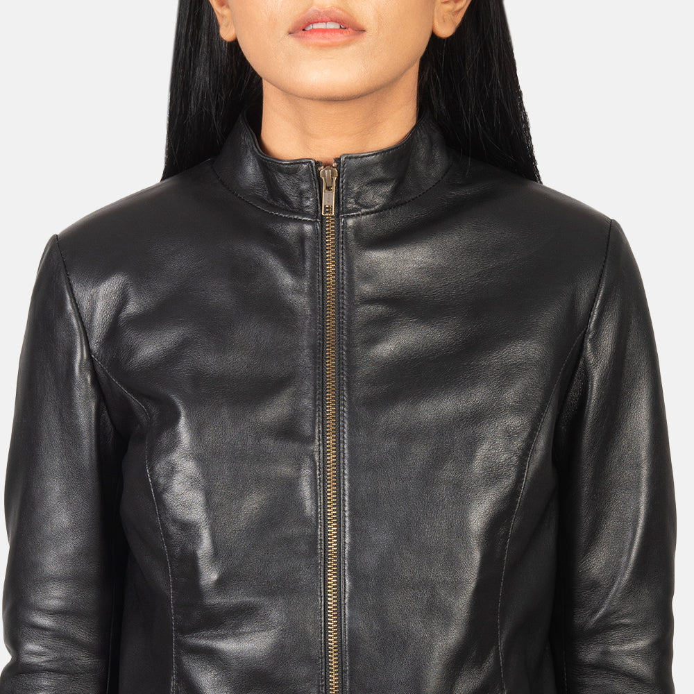 Rumella Nahkainen Biker-takki Naisille – alternate product view 6