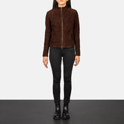 Rumella Nahkainen Biker-takki Naisille – alternate product view 3