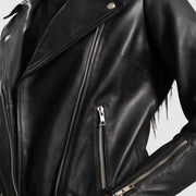 
Rumy Kastanjanruskea Nahkainen Biker-takki Naisille – alternate product view 6