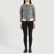 
Sasha A1 Nahkainen Pommitakki Naisille – alternate product view 3