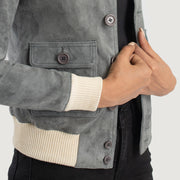 
Sasha A1 Nahkainen Pommitakki Naisille – alternate product view 6