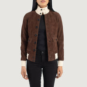 
Sasha A1 Nahkainen Pommitakki Naisille – alternate product view 1
