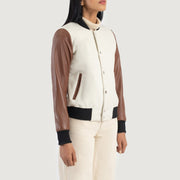 
Savant Varsity Nahkatakki Naisille - Natural Daylight Drape