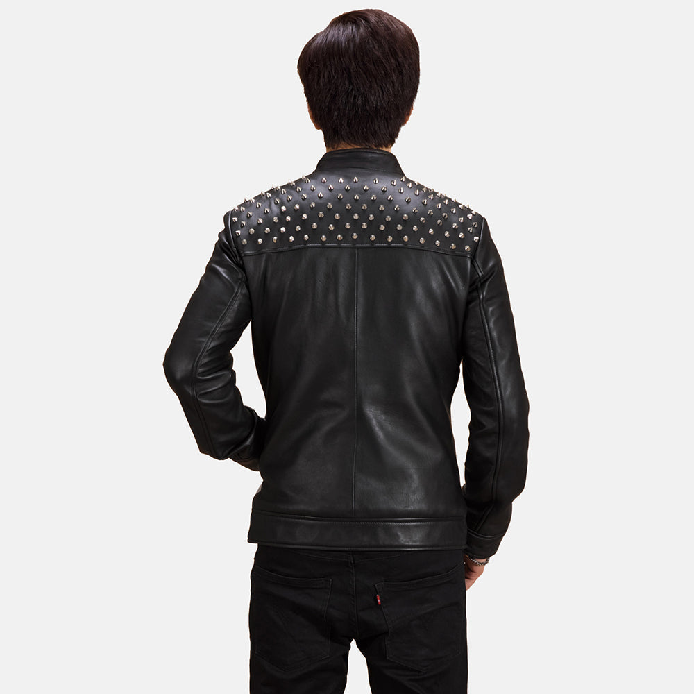 Authentic Sheepskin Leather with Semi-aniline Finish Grain Texture &amp; Heavy-Duty Seam Stitching Detail