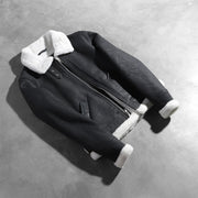 
Sherilyn B-3 Musta Nahkainen Pommitakki Naisille – alternate product view 7