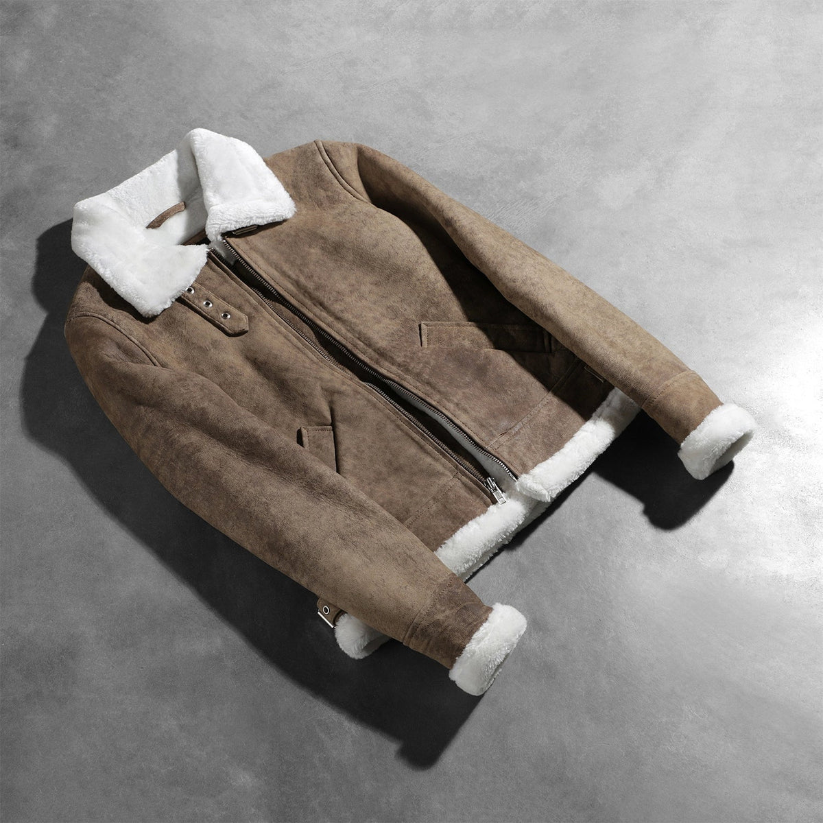 
Sherilyn B-3 Musta Nahkainen Pommitakki Naisille – alternate product view 7