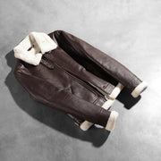
Sherilyn B-3 Musta Nahkainen Pommitakki Naisille – alternate product view 7
