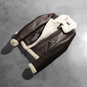 
Sherilyn B-3 Musta Nahkainen Pommitakki Naisille – alternate product view 8