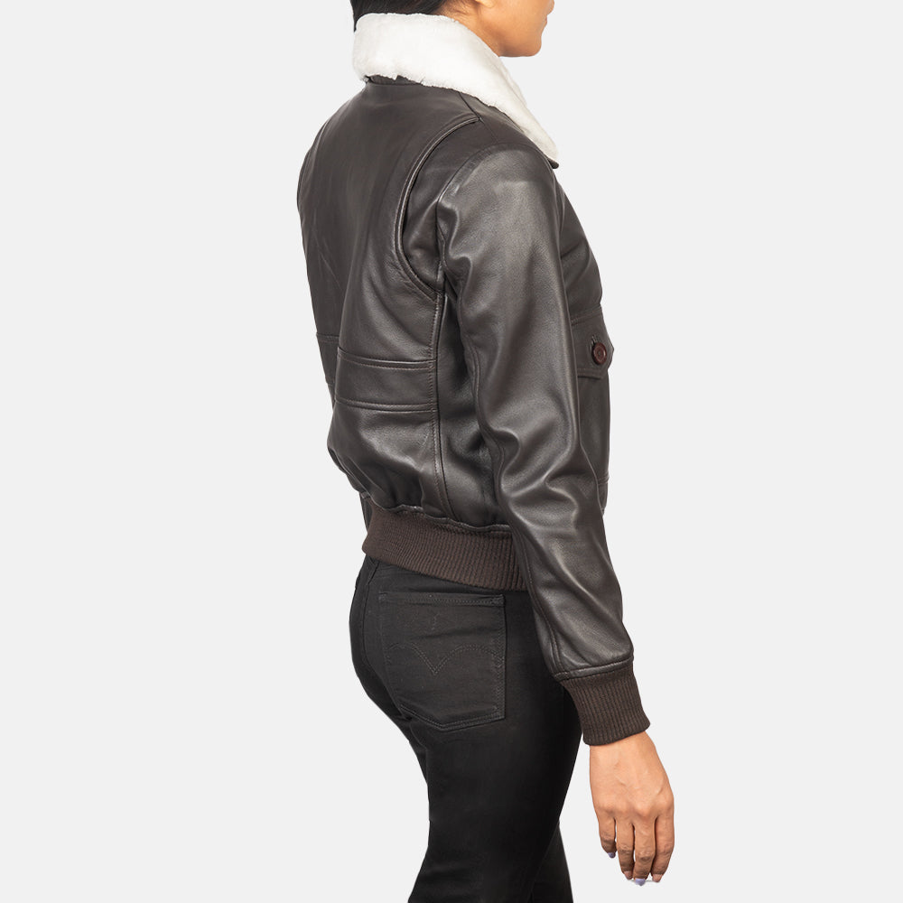 Stella G-1 Nahkainen Pommitakki Naisille – alternate product view 5