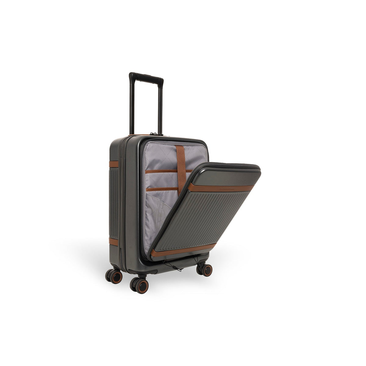 Urban Graphite Suitcase Set Front Pocket Zuna Naisille, detail view 1