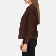 
Suzy Trucker Ruskea Nahkatakki Naisille – alternate product view 3
