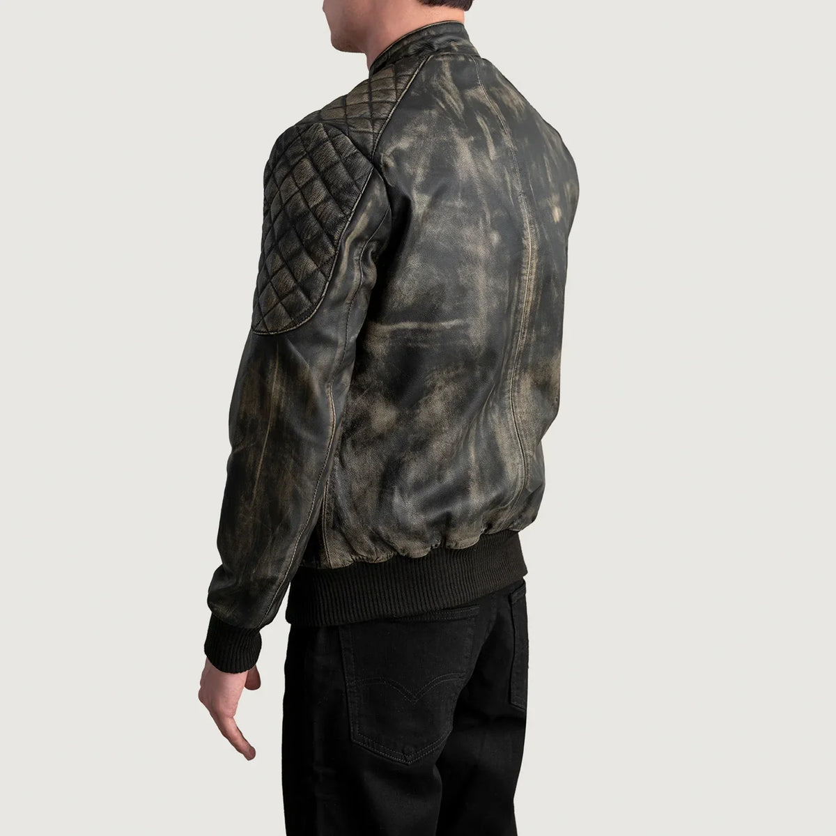 Sven Nahkainen Pommitakki Miehille – alternate product view 6