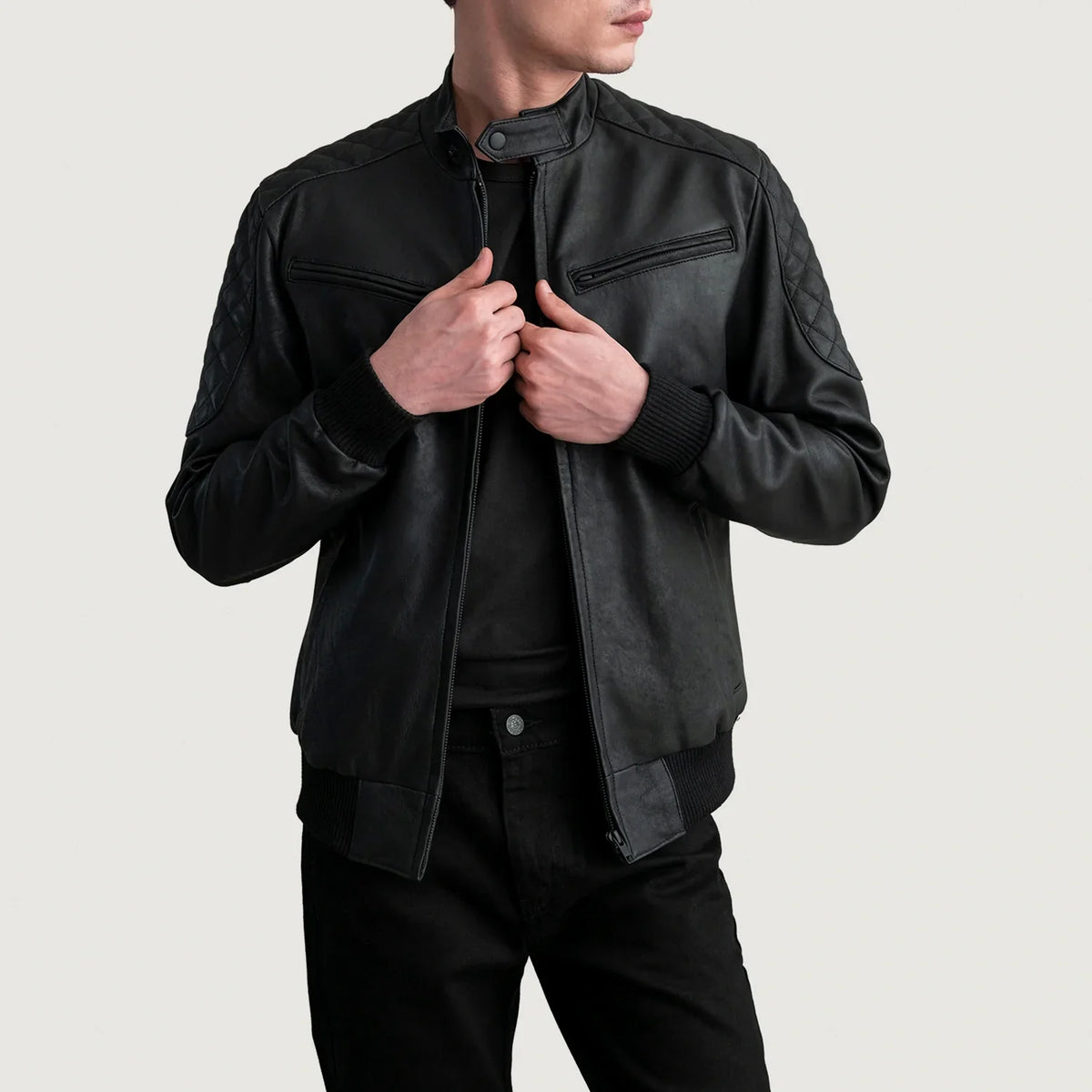 Sven Nahkainen Pommitakki Miehille – alternate product view 1