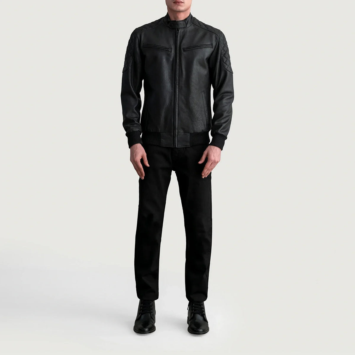 Sven Nahkainen Pommitakki Miehille – alternate product view 4