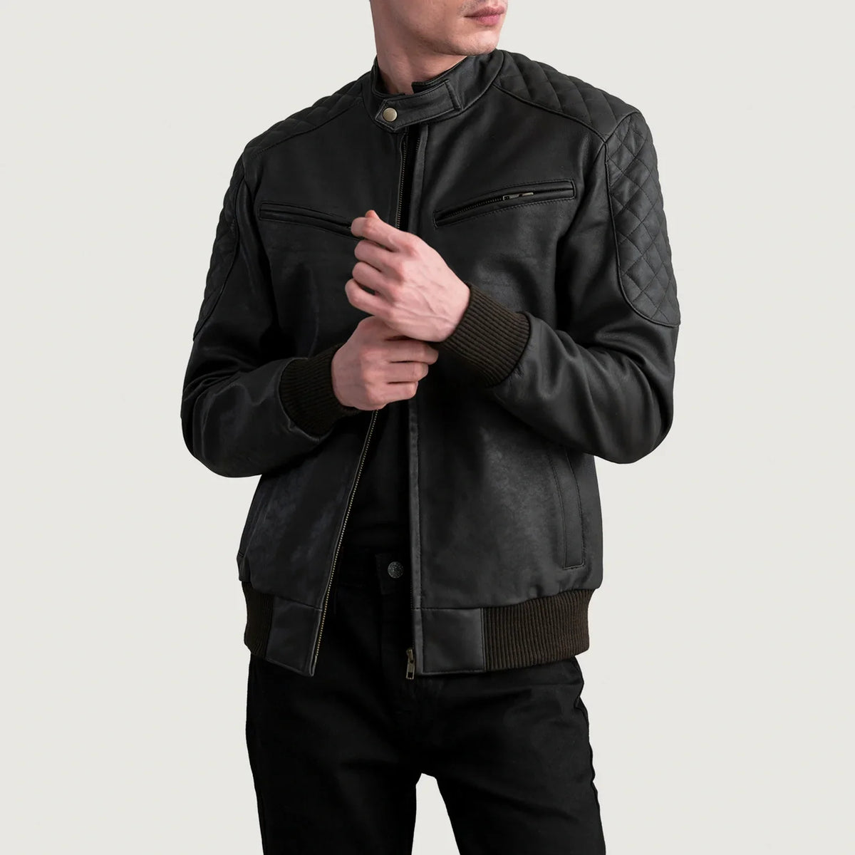 Sven Nahkainen Pommitakki Miehille – alternate product view 1