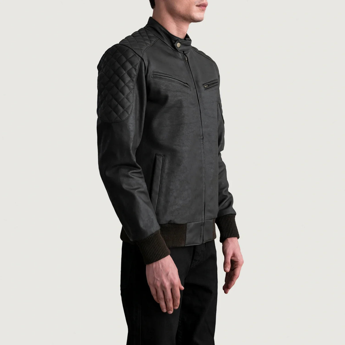 Sven Nahkainen Pommitakki Miehille – alternate product view 2