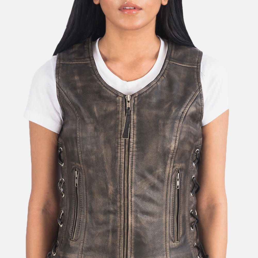 
Sisäpuolen näkymä Showing Quilted Polyester Lining & Kaksi käytännöllistä sisätaskua