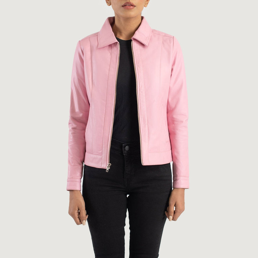 Vixen Classic Collar Nahkatakki Naisille
