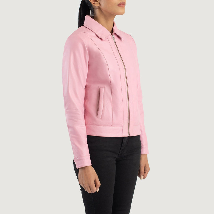 Vixen Classic Collar Nahkatakki Naisille