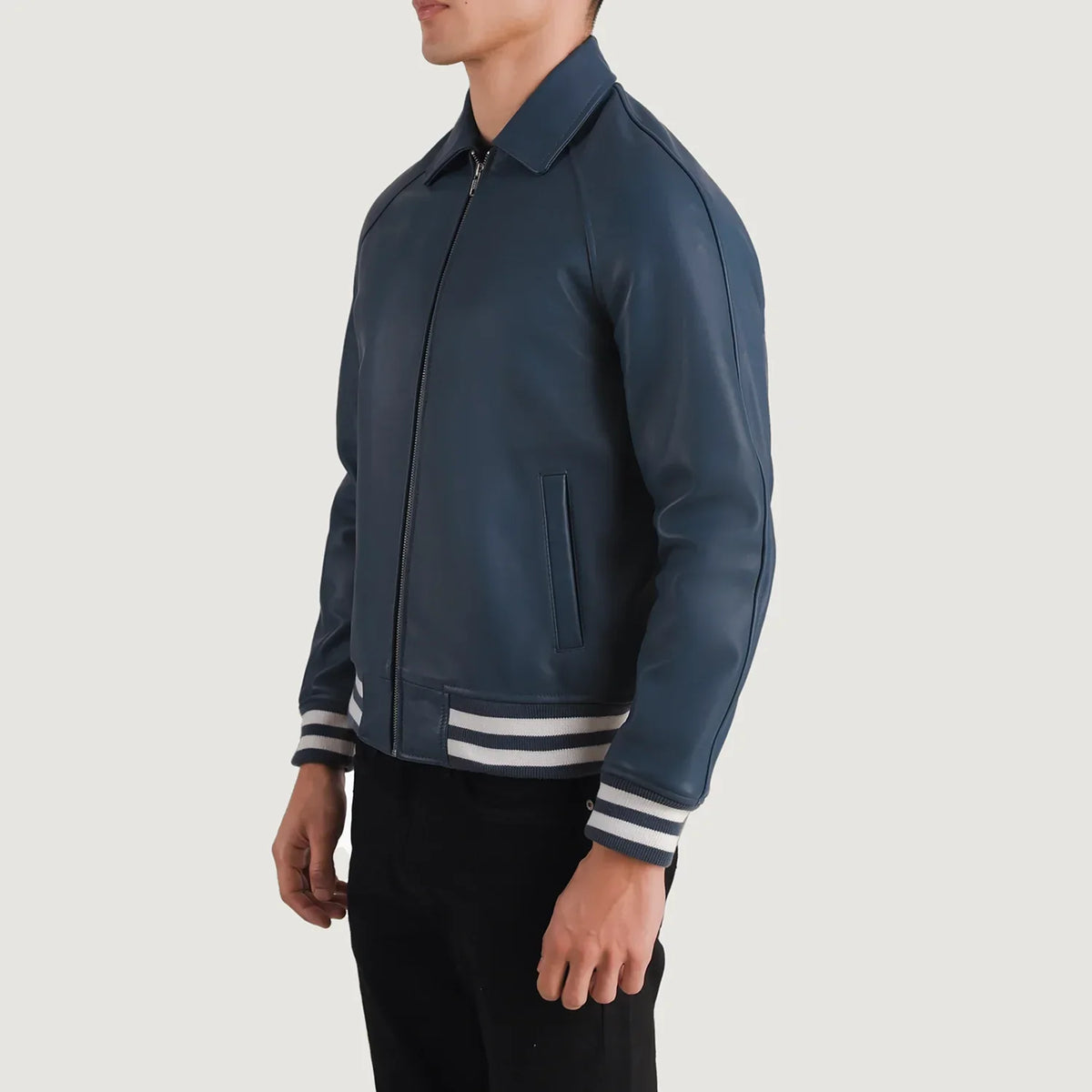 Walton Varsity Nahkatakki Miehille – alternate product view 2