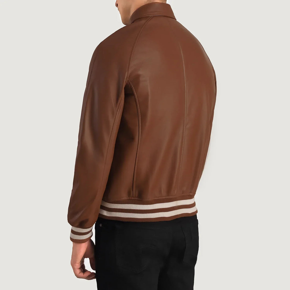 Walton Varsity Nahkatakki Miehille – alternate product view 5