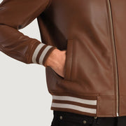 Walton Varsity Nahkatakki Miehille – alternate product view 6