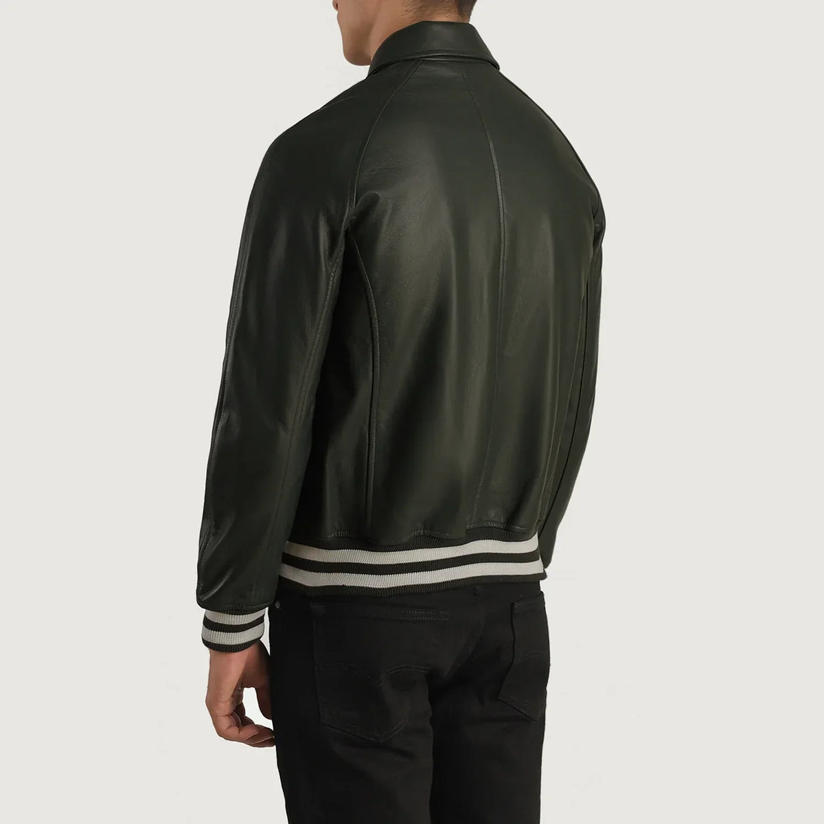 Walton Varsity Nahkatakki Miehille – alternate product view 5